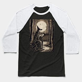 Witchy Moon Baseball T-Shirt